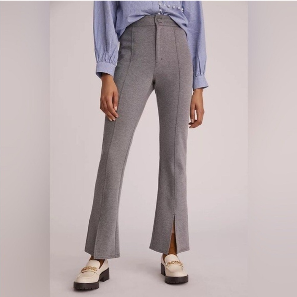 Anthropologie Gray Flare Pants